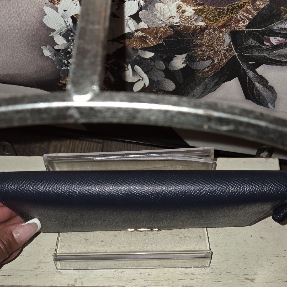 Coach Midnight Blue Zip Wallet - Picture 10 of 10